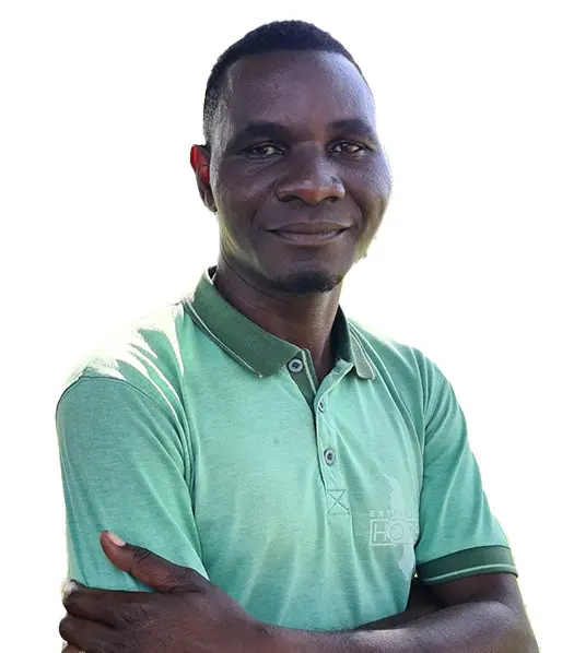 Hier sieht man Decent Levson Gründer von Extending Hope